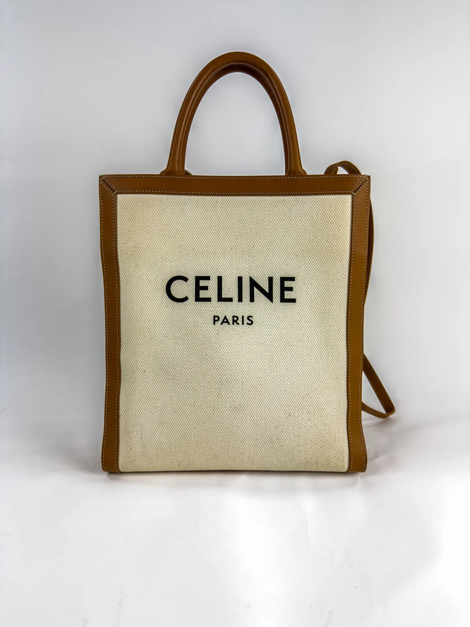 셀린느 카바스 버티컬 스몰 토트백