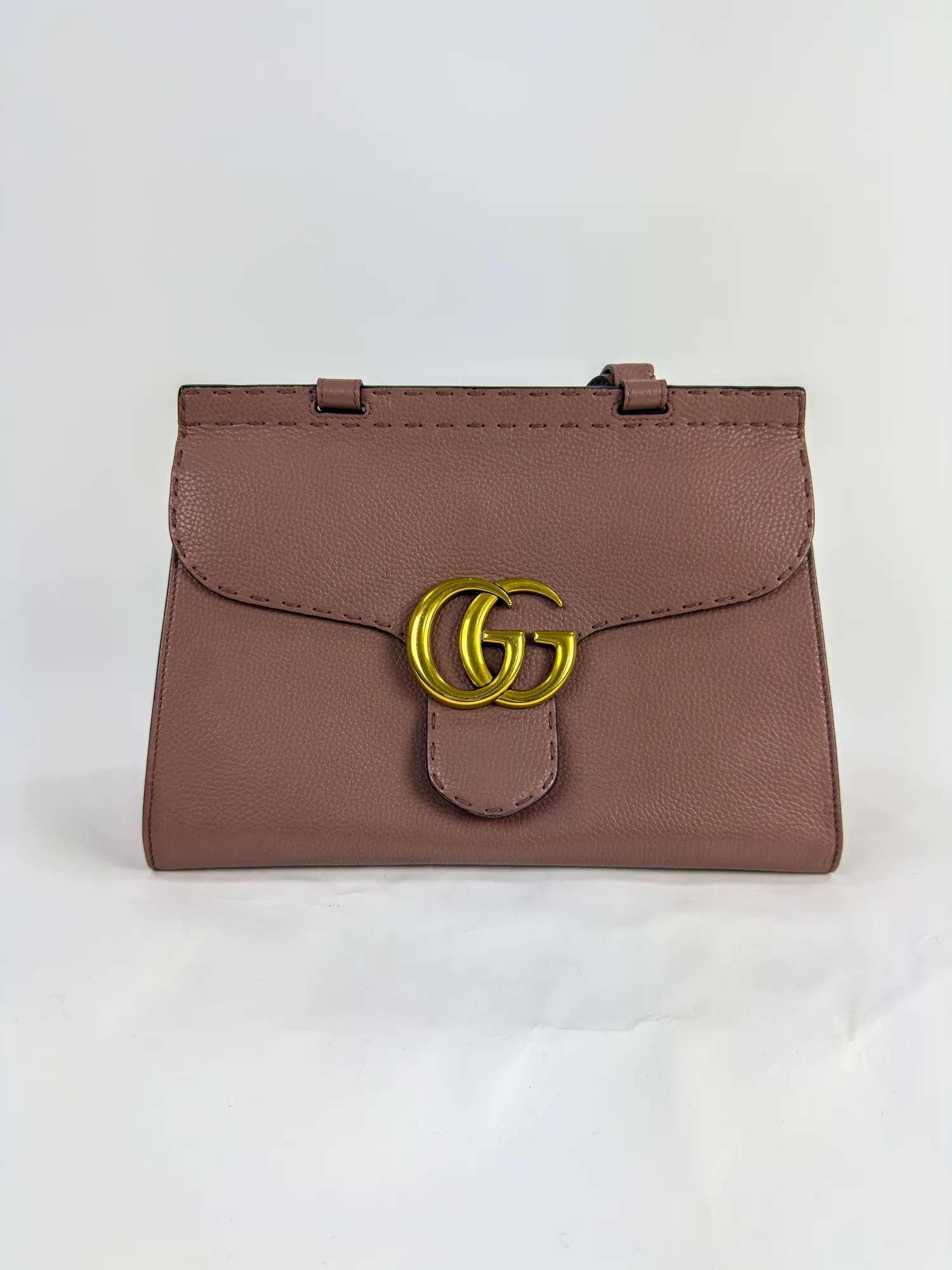 구찌 마몬트 탑핸들 스몰 2-WAY 핑크