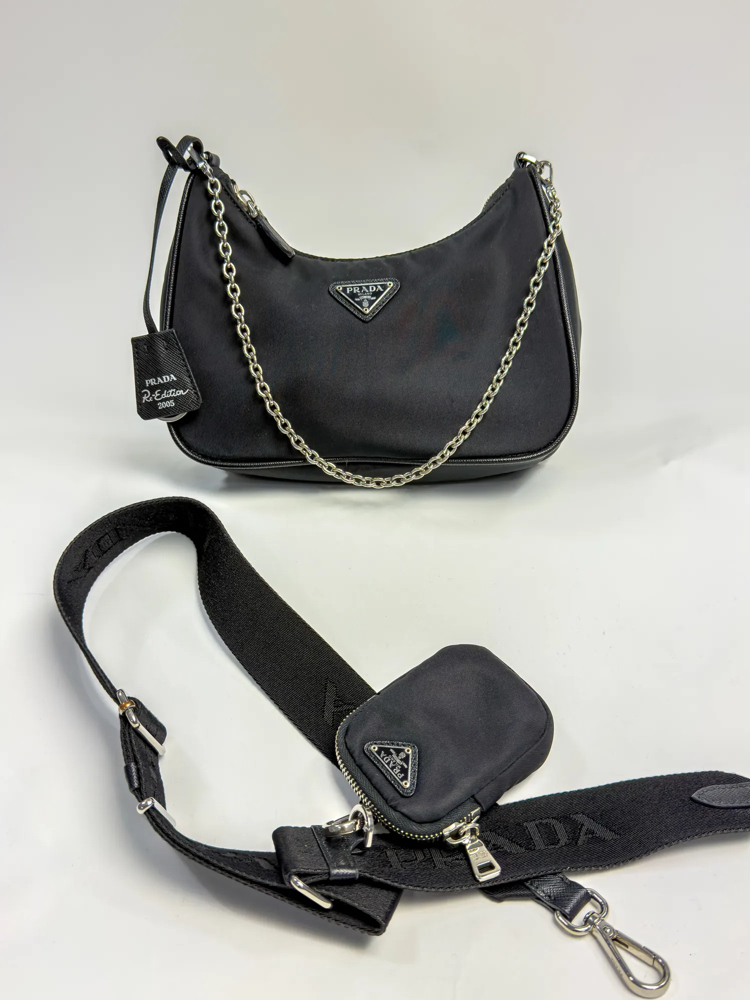 프라다 리에디션 2005 리나일론 백